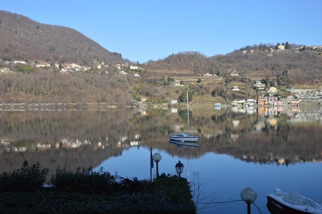 Villa Giardino Con Pontile Sul Lago D'Orta In Riva Орта Сан Джулио Екстериор снимка
