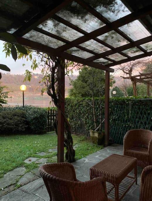 Villa Giardino Con Pontile Sul Lago D'Orta In Riva Орта Сан Джулио Екстериор снимка