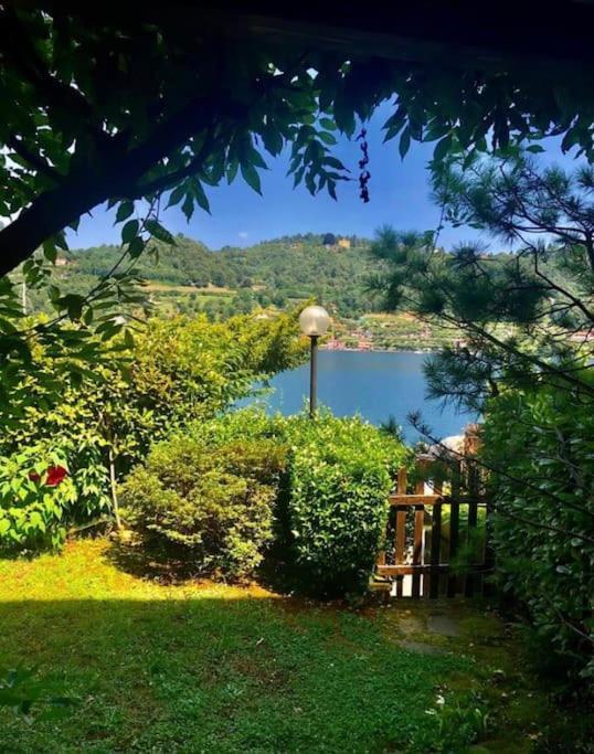 Villa Giardino Con Pontile Sul Lago D'Orta In Riva Орта Сан Джулио Екстериор снимка